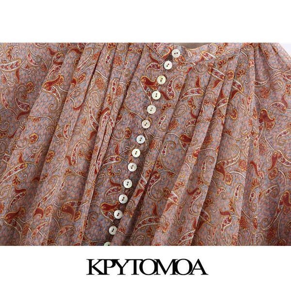 kpytomoa women 2021 fashion paisley print cropped blouses vintage lantern sleeve elastic hem female shirts chic, White
kpytomoa women 2021 fashion paisley print cropped blouses vintage lantern sleeve elastic hem female shirts chic, White