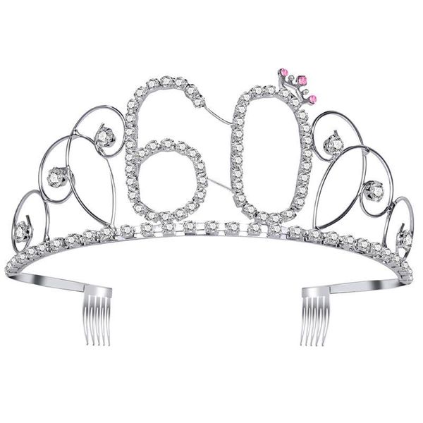hair clips & barrettes 60th birthday tiara crystal rhinestone queen crowns headband with combs for mother's or grandmother's, Golden;silver
hair clips & barrettes 60th birthday tiara crystal rhinestone queen crowns headband with combs for mother's or grandmother's, Golden;silver