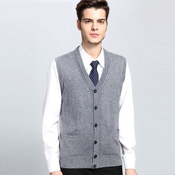 men's vests arrival autumn winter casual knitted pure color v-neck vest brand warm elastic male fashion sweater size xl 2xl 3xl, Black;white
men's vests arrival autumn winter casual knitted pure color v-neck vest brand warm elastic male fashion sweater size xl 2xl 3xl, Black;white