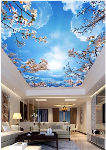 wallpapers custom po for walls 3 d ceiling zenith murals blue sky and white cloud cherry blossom mural
wallpapers custom po for walls 3 d ceiling zenith murals blue sky and white cloud cherry blossom mural