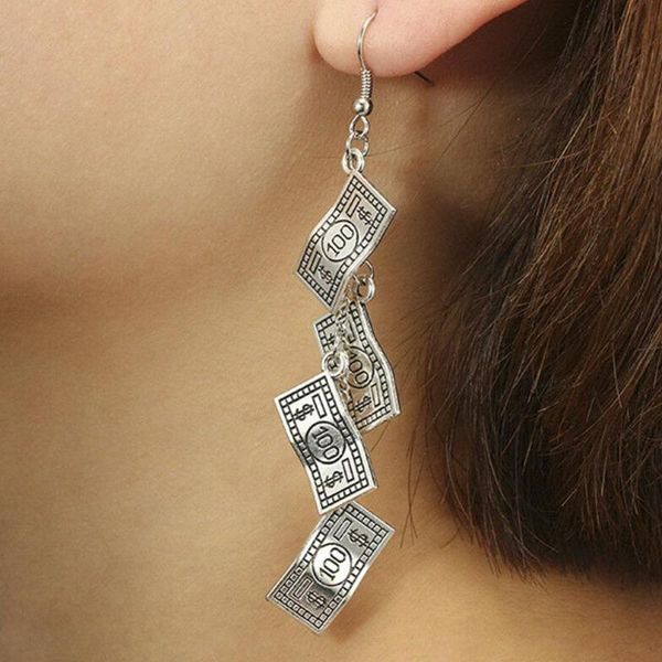 vintage dollar coin earrings drop dangle charm ear stud jewelry gift for women personality symbol & chandelier, Silver
vintage dollar coin earrings drop dangle charm ear stud jewelry gift for women personality symbol & chandelier, Silver