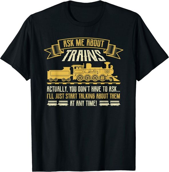 vintage train funny railway locomotive railroad trains gift t-shirt black s-5xl, White;black
vintage train funny railway locomotive railroad trains gift t-shirt black s-5xl, White;black