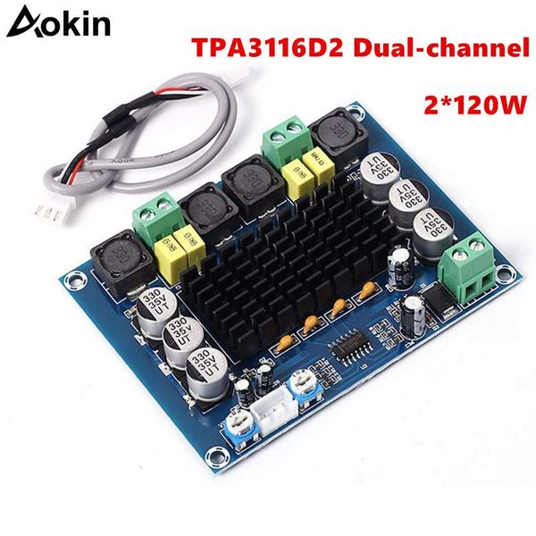 integrated circuits tpa3116d2 dual-channel stereo high power digital audio board 2*120w xh-m543
integrated circuits tpa3116d2 dual-channel stereo high power digital audio board 2*120w xh-m543