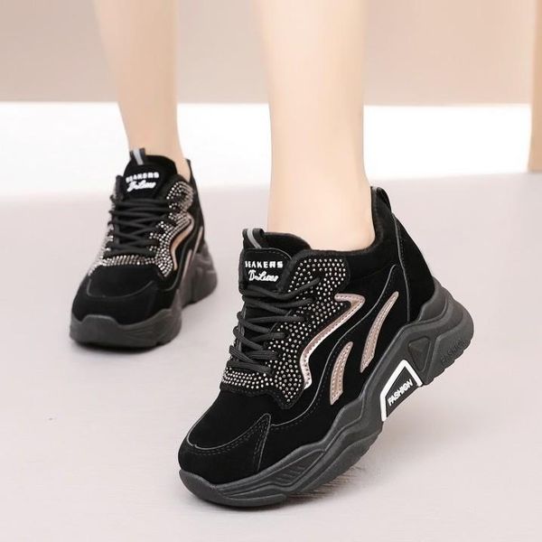 spring and autumn increase women's sneakersnet white ins net red street po casual shoes all kinds laoda dress, Black
spring and autumn increase women's sneakersnet white ins net red street po casual shoes all kinds laoda dress, Black