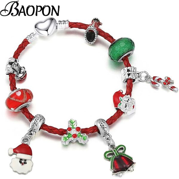 charm bracelets santa claus scepter pendant with murano glass beads bracelet for women kids christmas jewelry gift drop, Golden;silver
charm bracelets santa claus scepter pendant with murano glass beads bracelet for women kids christmas jewelry gift drop, Golden;silver