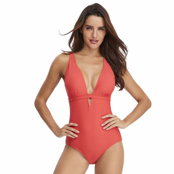 one-piece suits fashion bikini swimsuit solid color halter women's one piece beachwear beach bathing
one-piece suits fashion bikini swimsuit solid color halter women's one piece beachwear beach bathing