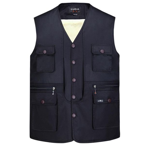 men's vests coo 2021 winter plus velvet thick warm multi-pockets vest v-neck single-breasted cloth, Black;white
men's vests coo 2021 winter plus velvet thick warm multi-pockets vest v-neck single-breasted cloth, Black;white