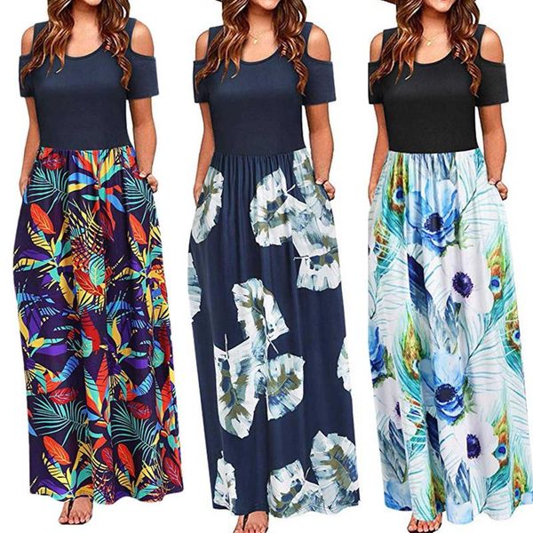 ethnic clothing dresses women short sleeve strapless off shoulder casual floral printed long maxi dress fashion sundress vestid, Red
ethnic clothing dresses women short sleeve strapless off shoulder casual floral printed long maxi dress fashion sundress vestid, Red