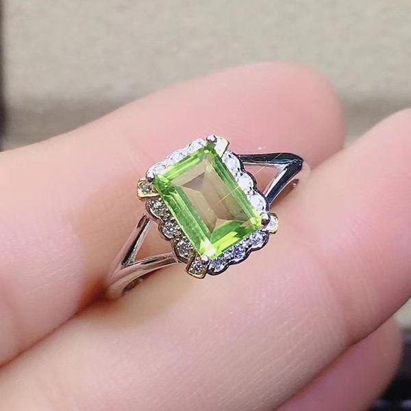 cluster rings natural real peridot rectangle ring per jewelry 925 sterling silver 6*8mm 1.7ct gemstone fine j210407, Golden;silver
cluster rings natural real peridot rectangle ring per jewelry 925 sterling silver 6*8mm 1.7ct gemstone fine j210407, Golden;silver