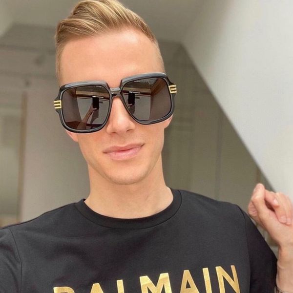 family's personalized large frame sunglasses female gg0979 toad shows small face sunglasses fashion, White;black
family's personalized large frame sunglasses female gg0979 toad shows small face sunglasses fashion, White;black