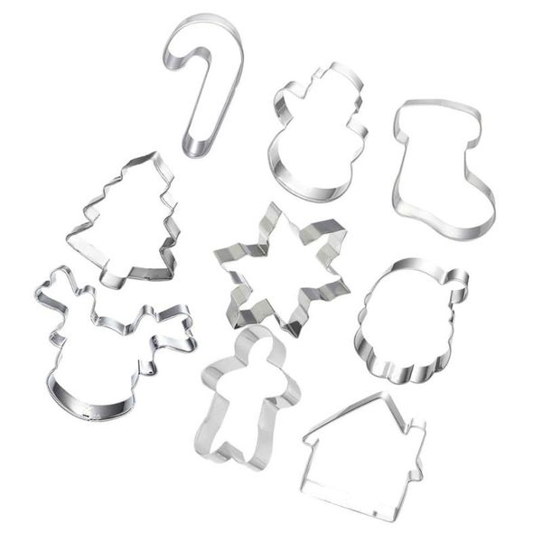 pcs christmas elements shape cookie cutters stainless steel diy mold biscuits kitchen utensil baking tool (random style) moulds
pcs christmas elements shape cookie cutters stainless steel diy mold biscuits kitchen utensil baking tool (random style) moulds