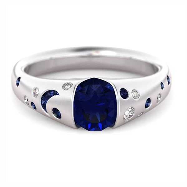 cluster rings fashion lady moon crystal ring classic women engagement jewelry accessories for female wedding anniversary gift, Golden;silver
cluster rings fashion lady moon crystal ring classic women engagement jewelry accessories for female wedding anniversary gift, Golden;silver