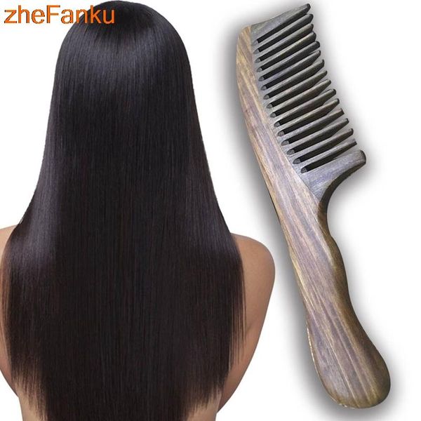 1pc wooden sandalwood wide tooth wood comb natural head massager hair combs handle with toothed brushes, Silver
1pc wooden sandalwood wide tooth wood comb natural head massager hair combs handle with toothed brushes, Silver
