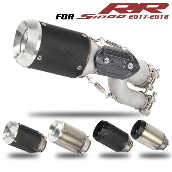 motorcycle exhaust system slip-on for s1000-rr 2021 middle link pipe carbon fiber 51mm muffler escape heat shield db killer
motorcycle exhaust system slip-on for s1000-rr 2021 middle link pipe carbon fiber 51mm muffler escape heat shield db killer