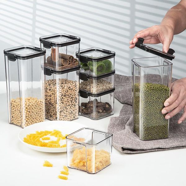 plastic sealed kitchen storage box noodle tank transparent canister keep fresh clear container
plastic sealed kitchen storage box noodle tank transparent canister keep fresh clear container