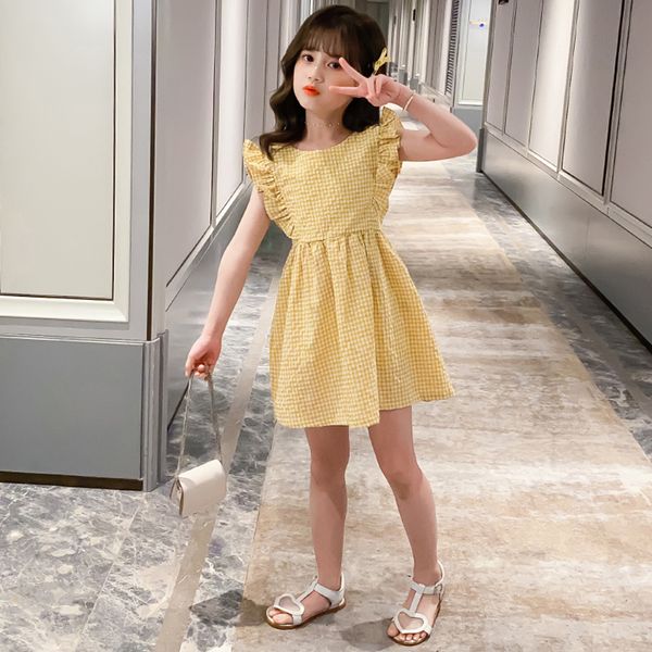 dress girl plaid pattern girls dresses ruffles party dress for children summer girl costume 6 8 10 12 14, Red;yellow
dress girl plaid pattern girls dresses ruffles party dress for children summer girl costume 6 8 10 12 14, Red;yellow