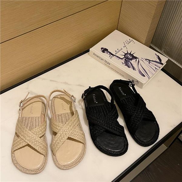 sandals handmade sandal cross low-heeled shoes with strap suit female beige rope beach girls flat comfort black fashion solid
sandals handmade sandal cross low-heeled shoes with strap suit female beige rope beach girls flat comfort black fashion solid