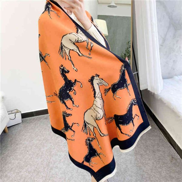 70% off design scarf new women's autumn and winter imitation cashmere lengthened double-sided shawl versatile thickened warm tassel clo, Blue;gray
70% off design scarf new women's autumn and winter imitation cashmere lengthened double-sided shawl versatile thickened warm tassel clo, Blue;gray