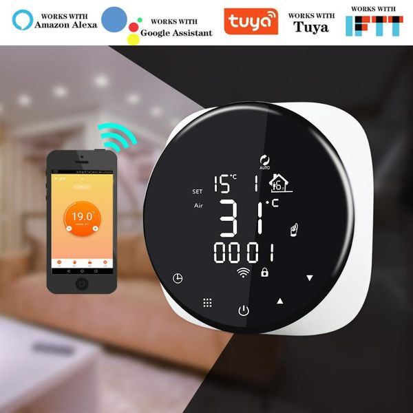 smart home control wifi thermostat 16a electric floor heating temperature controller work at google alexa
smart home control wifi thermostat 16a electric floor heating temperature controller work at google alexa