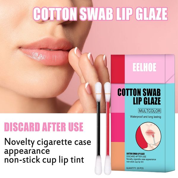 20pcs/box tattoo lipstick lasting lip gloss matte cigarette box non-stick cup cotton swab lipsticks mate lipgloss 5 styles in stock
20pcs/box tattoo lipstick lasting lip gloss matte cigarette box non-stick cup cotton swab lipsticks mate lipgloss 5 styles in stock