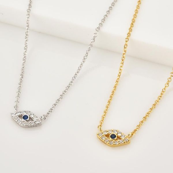 chains 925 sterling silver gold locky eye blue cz pendant necklace long chain luxury jewelry crystal fashion
chains 925 sterling silver gold locky eye blue cz pendant necklace long chain luxury jewelry crystal fashion