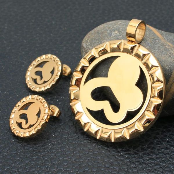 earrings & necklace gold color fashion stainless steel jewelry pendant sets for women sbjzdgce, Silver
earrings & necklace gold color fashion stainless steel jewelry pendant sets for women sbjzdgce, Silver