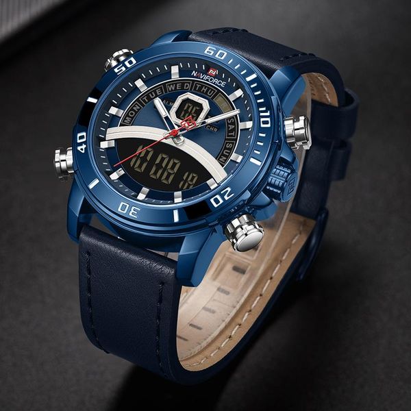 wristwatches naviforce casual fashion watches mens luminous digital day and date display alarm leather waterproof men watch relogio masculin, Slivery;brown
wristwatches naviforce casual fashion watches mens luminous digital day and date display alarm leather waterproof men watch relogio masculin, Slivery;brown