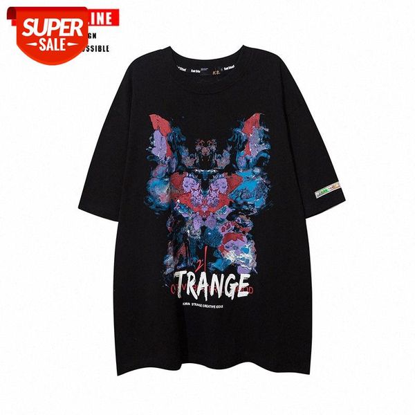 t shirt summer hand-painted graffiti printing short-sleeved tee high street letters hip-hop tide brand dark personality #7g8s, White;black
t shirt summer hand-painted graffiti printing short-sleeved tee high street letters hip-hop tide brand dark personality #7g8s, White;black
