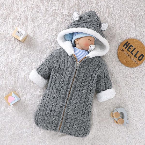 baby sleeping bags solid knitted born girl boy stroller swaddle sleepsack winter warm gowns infant wrap soft 56*37cm
baby sleeping bags solid knitted born girl boy stroller swaddle sleepsack winter warm gowns infant wrap soft 56*37cm