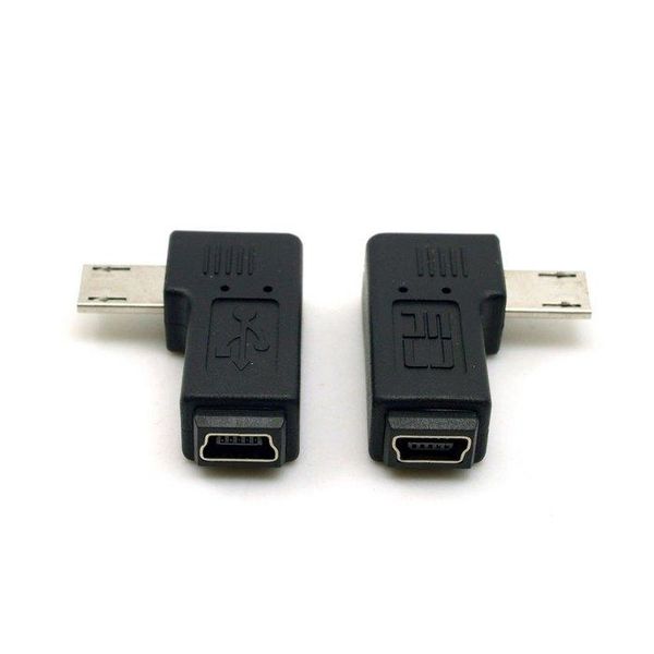 2pcs 9mm long connector 90 degree left & right angled micro usb 5pin male to mini female extension adapter adaptor computer cables connector
2pcs 9mm long connector 90 degree left & right angled micro usb 5pin male to mini female extension adapter adaptor computer cables connector