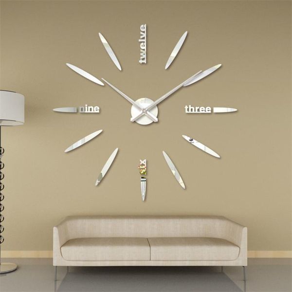 wall clocks large mute diy clock 3d acrylic mirror stickers for living room decorative big time home decoration
wall clocks large mute diy clock 3d acrylic mirror stickers for living room decorative big time home decoration