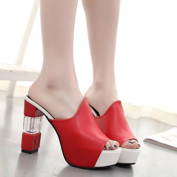square heel sandals high heels women summer pumps platform open toe ladies shoes, Black
square heel sandals high heels women summer pumps platform open toe ladies shoes, Black