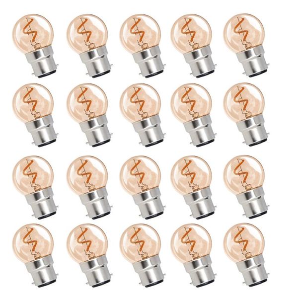 bulbs led b22 bayonet cap bulb 1w (equivalent to 10w) spiral filament energy saving lamp yellow 2200k golf light non-dimmable
bulbs led b22 bayonet cap bulb 1w (equivalent to 10w) spiral filament energy saving lamp yellow 2200k golf light non-dimmable