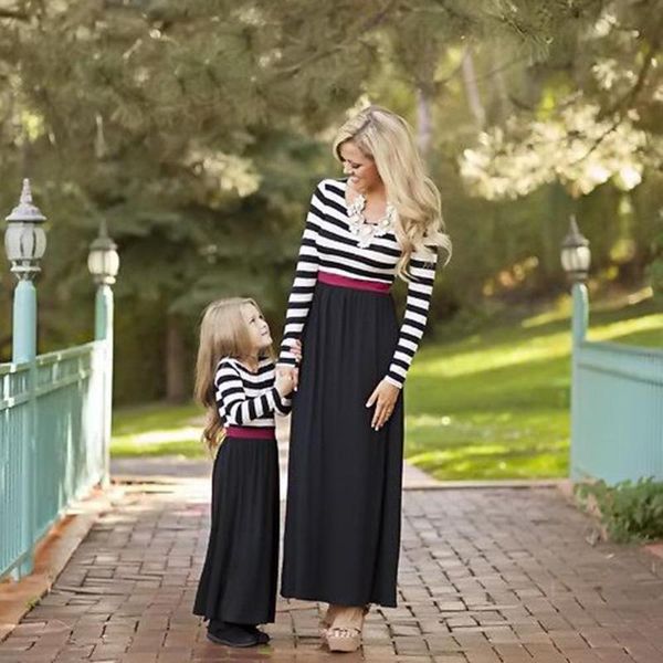 fashion mother daughter dress casual parent-child spring autumn girl kids stripe print women long-sleeve cotton clothing family matching out, Blue
fashion mother daughter dress casual parent-child spring autumn girl kids stripe print women long-sleeve cotton clothing family matching out, Blue