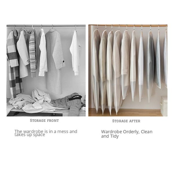 moistureproof dustproof clothes cover large hanging storage bag closet organizer for things the home suits coats dresses bags
moistureproof dustproof clothes cover large hanging storage bag closet organizer for things the home suits coats dresses bags