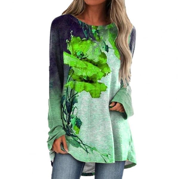 women's blouses & shirts autumn blouse women vintage flower print loose long sleeve o neck casual pullover ladies elegant streetwear, White
women's blouses & shirts autumn blouse women vintage flower print loose long sleeve o neck casual pullover ladies elegant streetwear, White