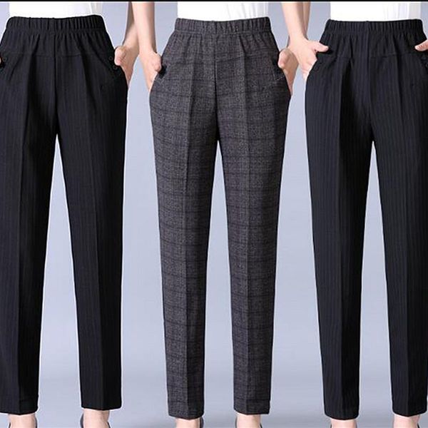 women's pants & capris autumn winter middl aged women warm velvet elastic waist casual straight female trousers plus size clothing, Black;white
women's pants & capris autumn winter middl aged women warm velvet elastic waist casual straight female trousers plus size clothing, Black;white