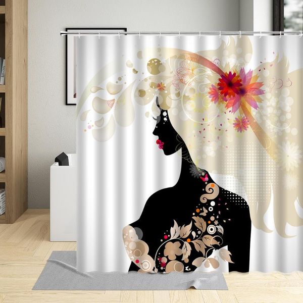 woman flower print simple shower curtain waterproof polyester cloth leaf bathtub curtains for bathroom art decor with 12 hooks
woman flower print simple shower curtain waterproof polyester cloth leaf bathtub curtains for bathroom art decor with 12 hooks