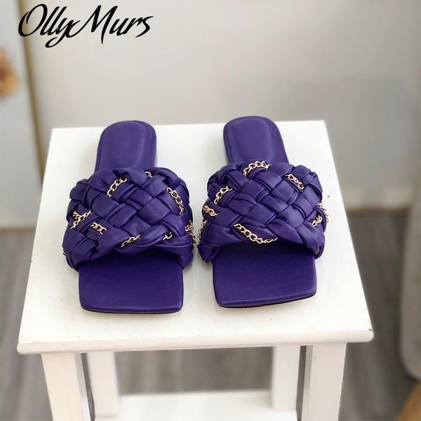 slippers ollymurs comfort summer women shoes outdoor luxury chain slide flat heels casual knitted beach women's slipper large, Black
slippers ollymurs comfort summer women shoes outdoor luxury chain slide flat heels casual knitted beach women's slipper large, Black