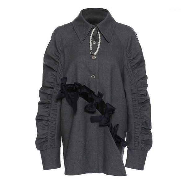 women fashion coat irregular bow bandage hollow out vintage puff sleeve coats jackets asymmetry long 2021 women's, Black;brown
women fashion coat irregular bow bandage hollow out vintage puff sleeve coats jackets asymmetry long 2021 women's, Black;brown