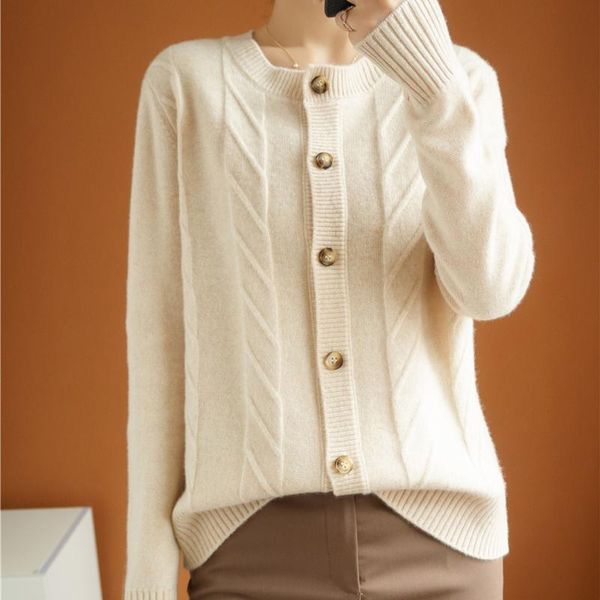 women's knits & tees 2021 autumn wool cardigan solid color sweater coat winter loose cashmere knitted cardiagns for women, White
women's knits & tees 2021 autumn wool cardigan solid color sweater coat winter loose cashmere knitted cardiagns for women, White