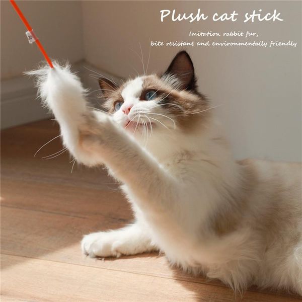 cat toys plush stick fairy imitated fur bite resistant environmentally friendly pet supplies
cat toys plush stick fairy imitated fur bite resistant environmentally friendly pet supplies