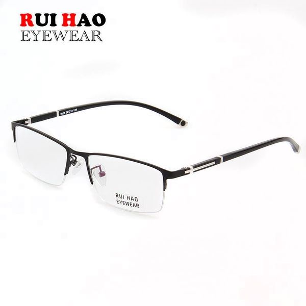 fashion sunglasses frames rui hao eyewear optical glasses frame alloy and tr90 temple half rimelss eyeglasses men 3008, Black
fashion sunglasses frames rui hao eyewear optical glasses frame alloy and tr90 temple half rimelss eyeglasses men 3008, Black