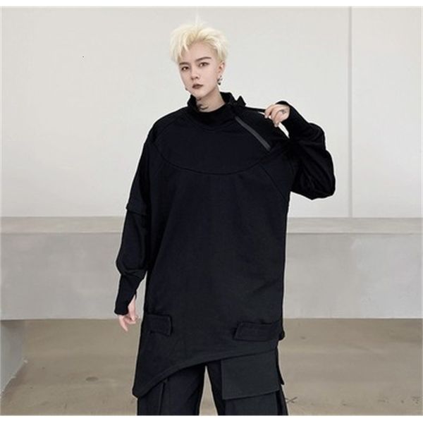 dark autumn... irregularity personality department... cut down design... collar hairstylist sweater... male jacket. n5qi, Black
dark autumn... irregularity personality department... cut down design... collar hairstylist sweater... male jacket. n5qi, Black