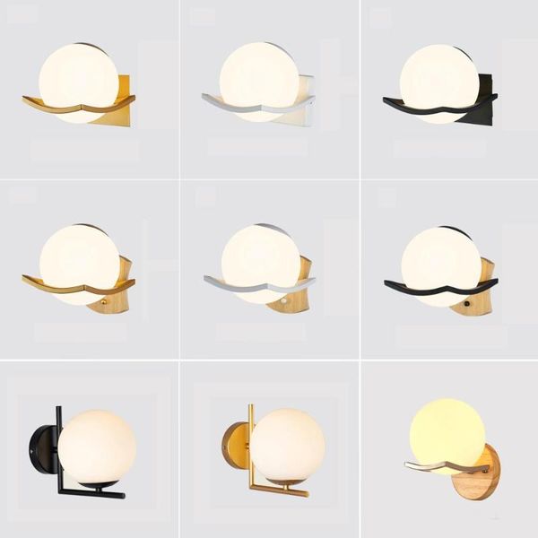 wall lamp modern glass moon gold black white design round indoor bedside reading mounted nordic wood led light fixture
wall lamp modern glass moon gold black white design round indoor bedside reading mounted nordic wood led light fixture