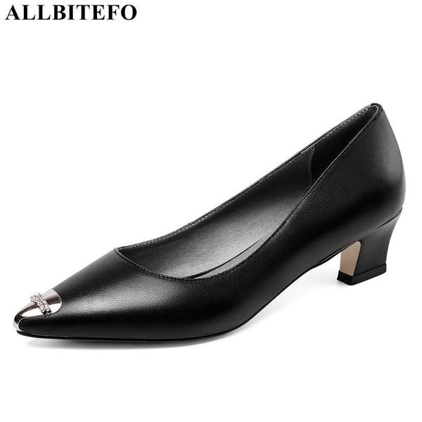 dress shoes allbitefo metal toe full genuine leather high heels women heel autumn office ladies, Black
dress shoes allbitefo metal toe full genuine leather high heels women heel autumn office ladies, Black