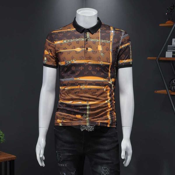 brand summer mens short sleeve polo shirts fashion lapel male pattern printed casual polos para hombre streetwear clothes 210527, White;black
brand summer mens short sleeve polo shirts fashion lapel male pattern printed casual polos para hombre streetwear clothes 210527, White;black