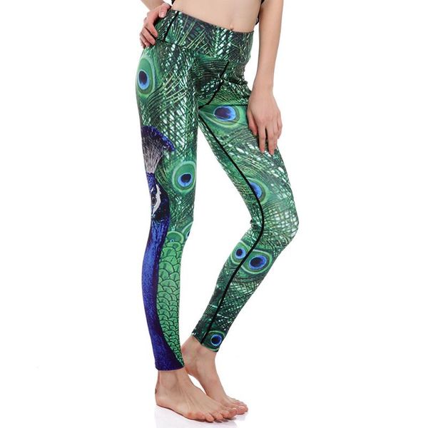 women's leggings women peacock feather print fitness quick dry exercise high waist full length energy pants trousers ropa mujer, Black
women's leggings women peacock feather print fitness quick dry exercise high waist full length energy pants trousers ropa mujer, Black