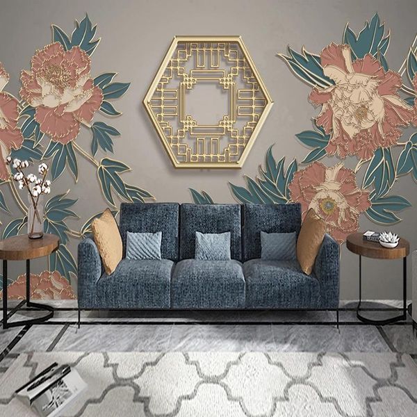 wallpapers peony flower pattern wallpaper custom art decor murals chinese style window floral golden embossed line wall coverings 3d
wallpapers peony flower pattern wallpaper custom art decor murals chinese style window floral golden embossed line wall coverings 3d