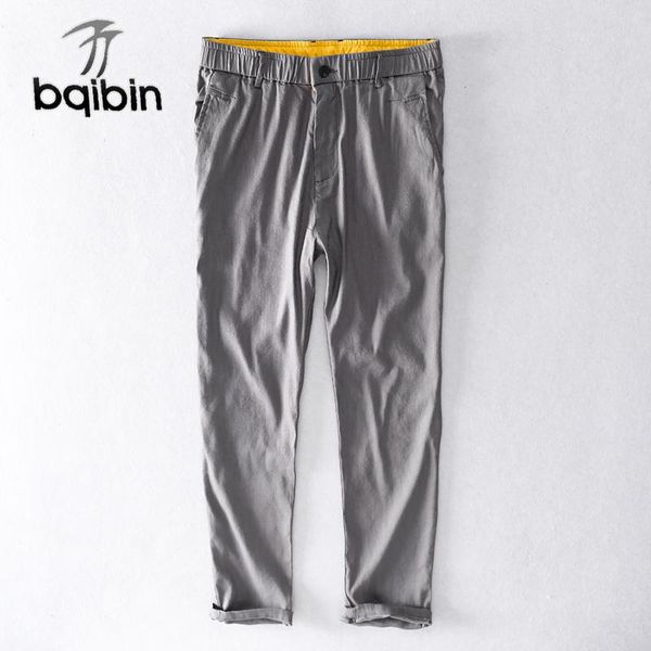 ankle-length linen pants men brand loose elastic stretch for casual solid comfortable trousers pantaloni men's, Black
ankle-length linen pants men brand loose elastic stretch for casual solid comfortable trousers pantaloni men's, Black